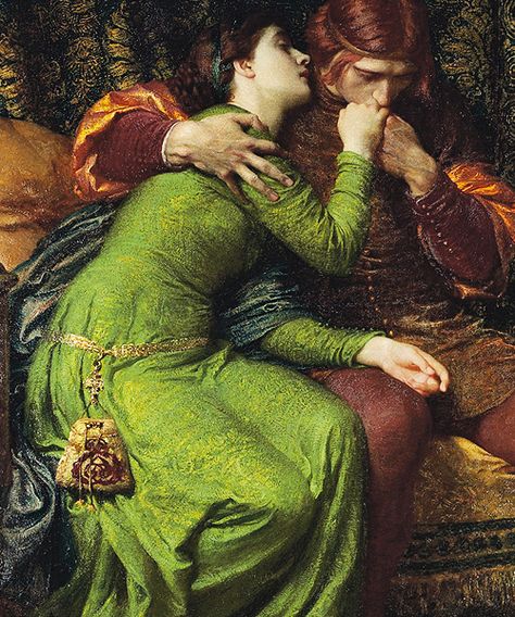 - Sir Frank Dicksee - Paolo and Francesca Sir Frank Dicksee, Paolo And Francesca, Masters Paintings, Couple Cuddling, Pre Raphaelites, Beauty Drawing, Era Victoria, Frank Dicksee, Pre Raphaelite Paintings