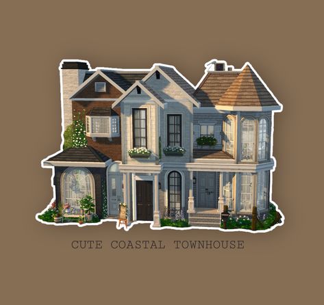 #sims4 Sims 4 Houses Layout, Lotes The Sims 4, Sims Freeplay Houses, Die Sims 4, Sims 4 Challenges, Sims 4 House Plans, Sims 4 House Building, Sims 4 House Design, House Design Pictures