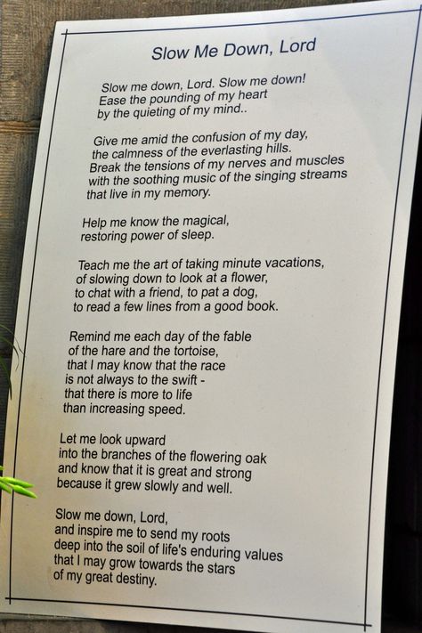 Slow me down Lord Slower Pace Of Life Quotes, Slow Me Down Lord Poem, Time To Slow Down Quotes, Quotes On Slowing Down, Quotes About Slowing Down In Life, Recovery Inspiration, Lord Help Me, Pastors Appreciation, Word Of Faith