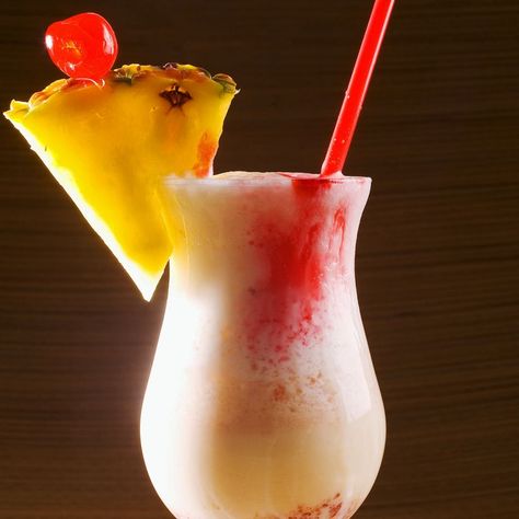 How to make a Lava Flow cocktail like the ones in Hawaii - Hawaii Magazine Lava Flow Recipe, Lava Flow Drink, Coco Lopez, Hawaii Magazine, Hawaiian Theme, Lava Flow, Strawberry Puree, Hawaiian Food, Alcohol Drink Recipes