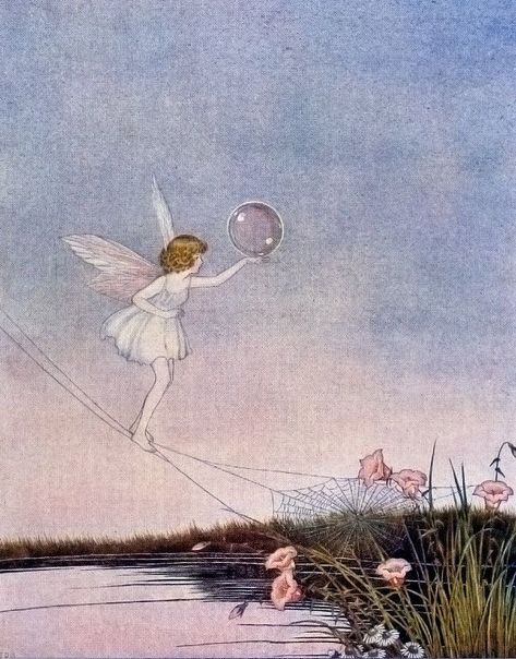 Fairy Line Art, Ida Rentoul Outhwaite, Arte Do Kawaii, Fairy Illustration, Fairy Aesthetic, Vintage Fairies, Fairytale Art, Art Et Illustration, Forest Fairy