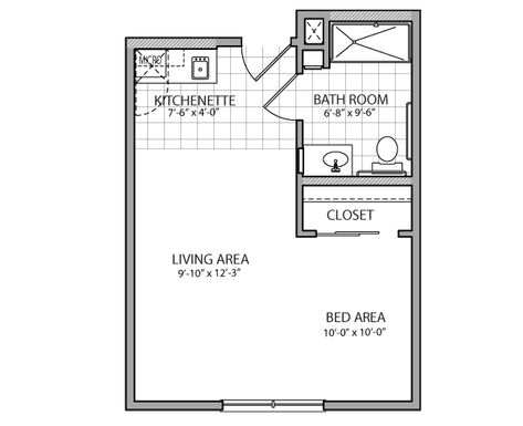 studio Garage Studio Apartment, Bedroom Remodeling, Studio Floor Plans, Guest Bedroom Remodel, Small Bedroom Remodel, Studio Layout, Small Floor Plans, Garage Studio, Trendy Apartment