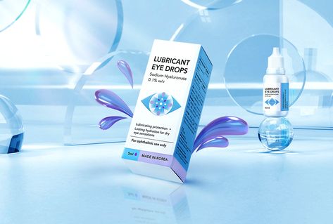 Eye Drops Packaging | 包 装 设 计 on Behance Eye Drops Design, Hourglass Illustration, Hair Advertising, Medical Projects, Medicine Packaging, Eye Drop, Illustration Projects, Fruit Packaging, Cosmetics Banner