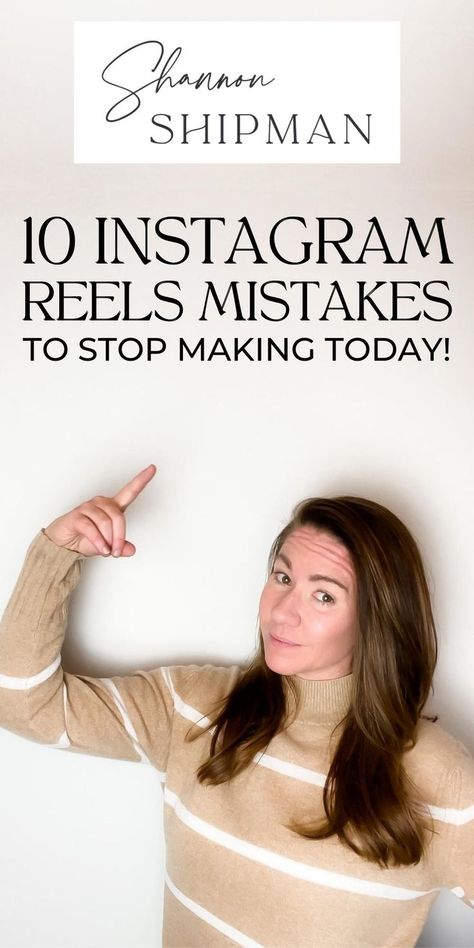 10 Instagram Reels Mistakes to Stop Making Today! If you're Instagram Reels have no views or low engagement, you could be making one of these 10 Instagram Reels mistakes. I'm sharing my best tips and trick so you can start getting more views on your Reels! Reel Making Ideas, Making Reels Instagram, How To Do Reels On Instagram, How To Make Instagram Reels, How To Make An Instagram Reel, How To Make Reels On Instagram, Making Reels For Business, New Reel Instagram Story, Templates Instagram Reels