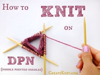 Dpn Knitting, Double Pointed Knitting Needles, Knitting Help, Beginner Knitting, Knitting Tips, Needle Felting Tutorials, Knitting Tools, Knitting Instructions, Double Pointed Needles