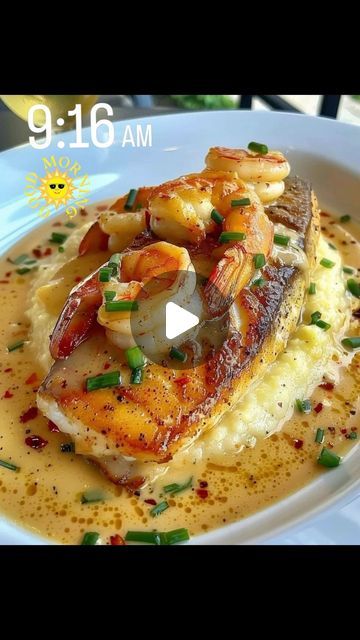 Chef Marcelo Mintz on Instagram: "Red Snapper, Shrimp & Grits with a Cajun Cream Sauce 
Ingredients:
For the Grits:
1 cup stone-ground grits
4 cups water or chicken broth
1/2 cup heavy cream
1/2 cup shredded cheddar cheese
2 tablespoons butter
Salt and pepper to taste
For the Red Snapper and Shrimp:
4 red snapper fillets
1/2 lb (225g) large shrimp, peeled and deveined
2 tablespoons Cajun seasoning
2 tablespoons olive oil
1 tablespoon butter
2 cloves garlic, minced
Juice of 1 lemon
For the Cajun Cream Sauce:
1 cup heavy cream
1/4 cup chicken broth
2 tablespoons butter
1 tablespoon Cajun seasoning
1/2 teaspoon smoked paprika
1/4 teaspoon cayenne pepper (optional, for extra heat)
1/4 cup grated Parmesan cheese
Fresh parsley for garnish
For the Grits:
In a medium saucepan, bring the water or c Crab Butter, Cajun Cream Sauce, Red Snapper Fillet, Cajun Crab, Cooking Instagram, Stone Ground Grits, Cafe Idea, Shrimp Grits, Shrimp And Grits