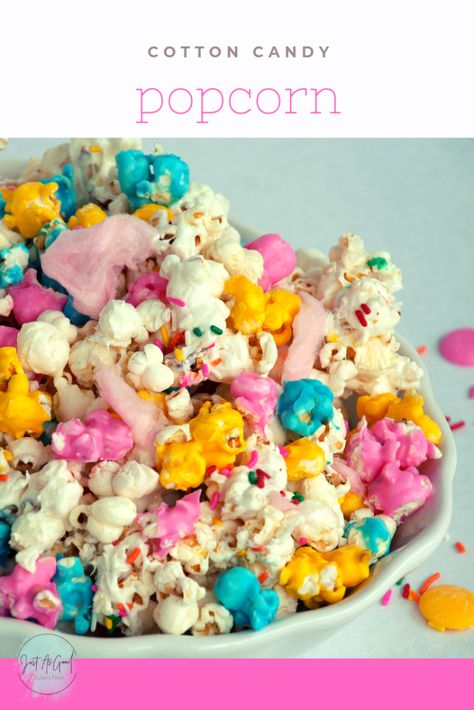 Cotton Candy Popcorn, Covered Popcorn, Chocolate Covered Popcorn, Popcorn Seeds, Gluten Free Popcorn, Marshmallow Popcorn, Colored Popcorn, Wilton Candy Melts, Candy Kit