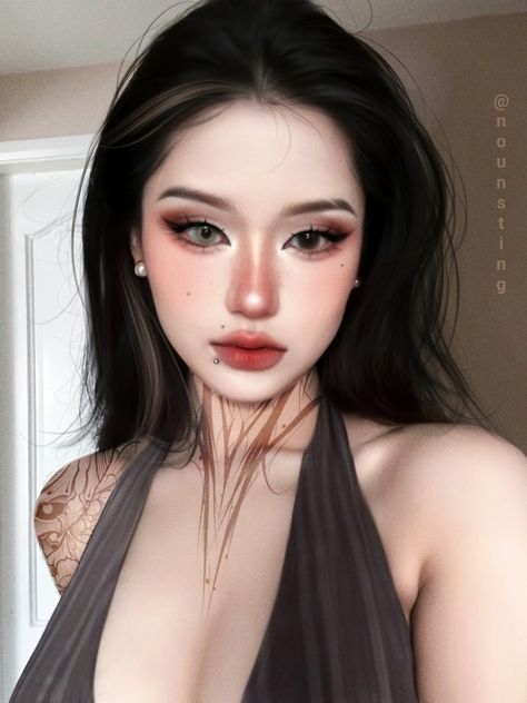 Manip Edit, Korean Face, Couple Shoes, Makeup Makeover, Asian Makeup, Aesthetic Hair, Sims Cc, Ulzzang Girl, Makeup Inspiration