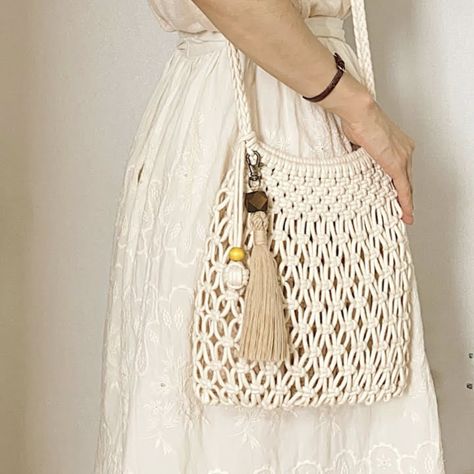 Macrame Net Bag, Macrame Net, Metdaan Diy, Macrame Bag, Net Bag, String Bag, Handmade Macrame, Bag Handmade, Straw Bag