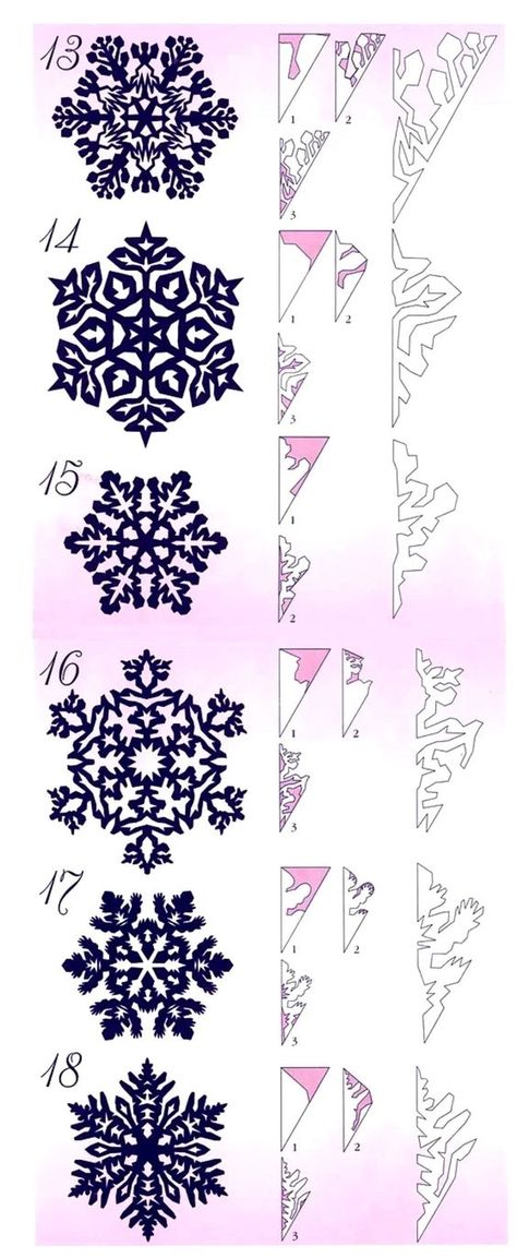 Paper Snowflake Designs, Paper Snowflake Template, Yule Crafts, Paper Snowflake Patterns, Snowflake Template, Inexpensive Christmas Gifts, Snow Flakes Diy, Christmas Themes Decorations, Origami Crafts Diy