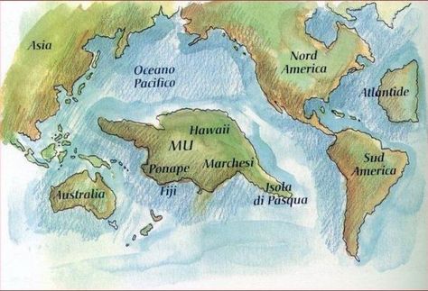 Attempting to Map Mu, Lemuria and Atlantis Rudolf Steiner, Ancient Maps, Alternate History, Ancient Mysteries, Fantasy Map, Ancient Aliens, Ancient Civilizations, World History, Ancient History