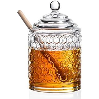 Amazon.com: Studio Silversmith Crystal Honey Jar, Beehive Honey Dish : Home & Kitchen Honey Container, Royalty Art, Natural Magic, Honey Dipper, Kitchen Accessories Decor, Decorative Kitchen, Honey Jar, Honey Pot, How To Make Breakfast