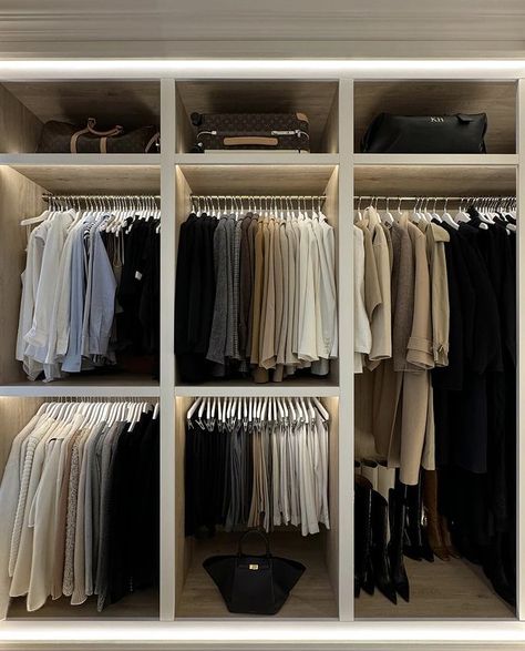 Wooden Coat Hangers, Dream Closet Design, Wardrobe Organisation, Wood Hanger, Closet Layout, Closet Room, Coat Hangers, Closet Goals, Walk In Wardrobe