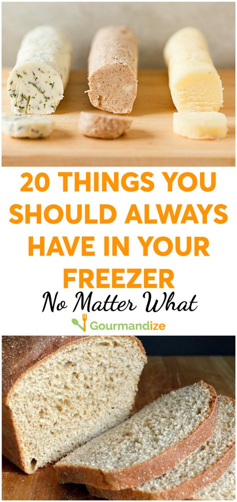 The 20 Things You Should Always Have In Your Freezer, No Matter What Freezer Staples List, Freezer Bread Recipes, Freezer Stock, Homemade Freezer Snacks, Freezer Baked Goods, Stock Freezer, Freezing Homemade Bread, Freezer Food, Stock The Freezer