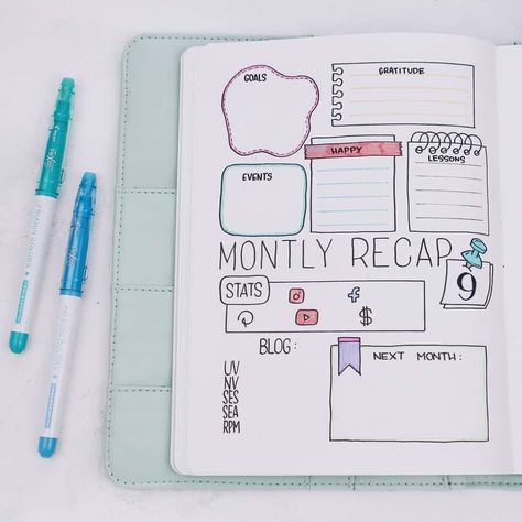 Want to improve your planning skills and start being more organized and productive? Check out these 10 simple planning tips I picked up on the way. #mashaplans #bulletjournal #planning #productivity #tips Bujo Monthly Recap, Monthly Recap Bullet Journal, Back To School Bullet Journal, Blackout Book, Positivity Notes, Monthly Recap, Pilot Frixion Pens, Back To School Theme, Bullet Journal Pages