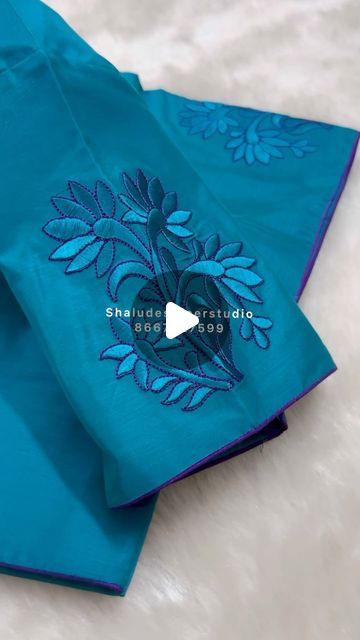 Thread Work Blouse Designs Embroidery, Only Thread Work Blouse Designs, Thread Work Blouse Designs, Blouse Designs Embroidery, Blouses Saree, Thread Work Blouse, Work Blouse Designs, Designer Studio, Hand Work Blouse