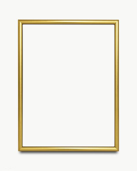 Photo Frame Design Png, Bingkai Gold, Cc Background, Gold Frame Gallery Wall, Thai Alphabet, Bali Decor, Punjabi Culture, Certificate Background, Gold Photo Frames