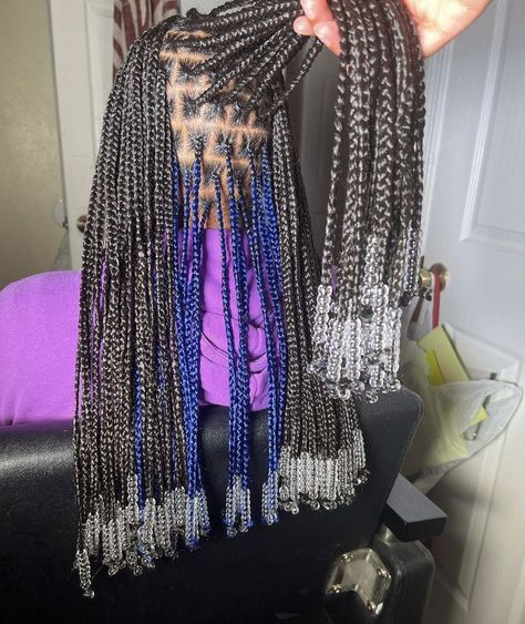 Peekaboo Braids, Black Kids Braids Hairstyles, Short Box Braids Hairstyles, Black Hair Clips, Feed In Braids Hairstyles, Box Braids Hairstyles For Black Women, Cute Braided Hairstyles, Braids Hairstyles Pictures, Cute Box Braids Hairstyles