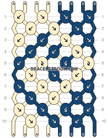 Normal pattern #90056 | BraceletBook Bracelet Pattern Template, Easy Beginner Bracelet Patterns, Pattern For Friendship Bracelet, Star Friendship Bracelet Pattern Easy, Intermediate Friendship Bracelet Pattern, Wave Pattern Friendship Bracelet, Friendship Bracelet Patterns Bracelet Book, Basic Bracelet Pattern, Bracket Patterns Easy