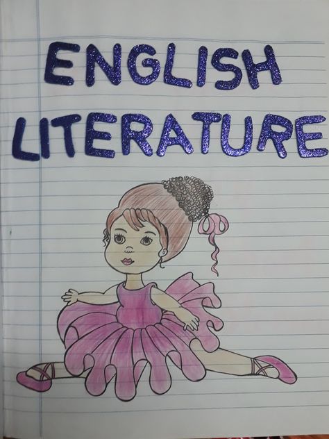 English Literature Cover Page, Literature Cover Page, Literature Project Cover Page, English Literature Project Cover Page, Literature Project, Project Cover Page, Page Decoration, Face Mug, Page Ideas