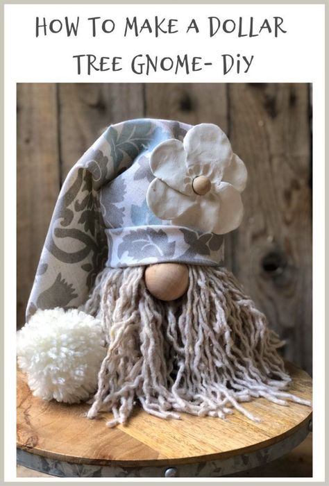 How to make a Dollar Tree Gnome? Easy DIY. Fall Gnome. Christmas gnome. Summer Gnome .#gnome #gnomediy #dollartreegnome #falldiy #falldecor Making A Gonk, Dollar Tree Nome, Spring Gnomes Diy How To Make, How To Make A Gnome, Farmhouse Crafts To Sell, Spring Gnomes Diy, How To Make Gnomes, Dollar Tree Gnome Diy, Dollar Tree Gnomes