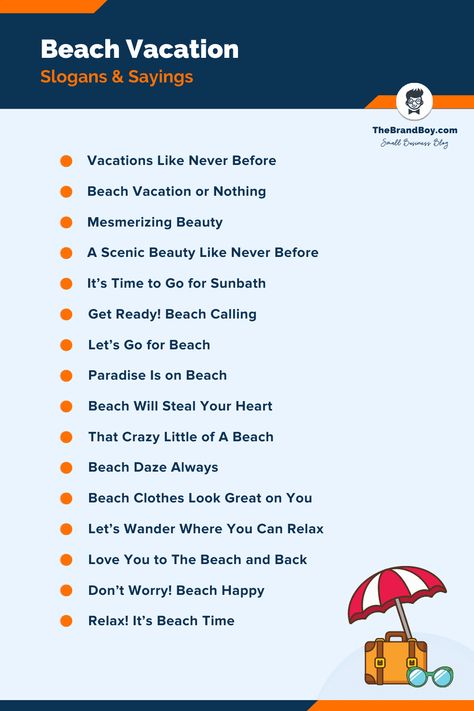 145+ Catchy Beach Vacation Slogans And Sayings Tagline Ideas, Slogan Ideas, Beachwear Brands, Business Slogans, Cool Slogans, Catchy Slogans, Beach Cafe, Famous Beaches, Life Quotes Pictures