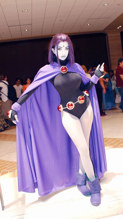 Raven Cosplay 2016 by swimsuitsuccubus on DeviantArt Swimsuit Succubus, Cosplay Raven, Teen Titans Cosplay, Raven Cosplay, Fest Outfits, Raven Teen Titans, Epic Cosplay, Fantasias Halloween, Amazing Cosplay