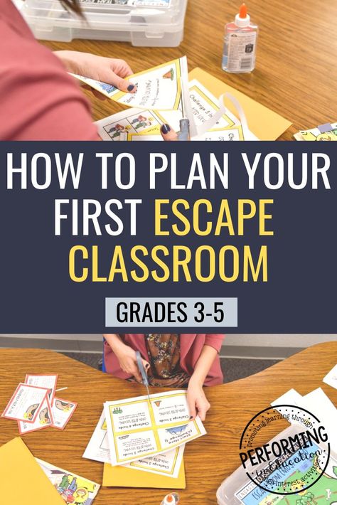 My upper elementary students love escape rooms, but how do you make them manageable and fair in the classroom? This post explains how to plan you first escape! Classroom Escape Room Middle School, Escape Room Classroom Elementary, 3rd Grade Escape Room, Elementary Escape Room, Stem Escape Room Elementary, Class Escape Room, Escape Room Elementary School, Classroom Escape Room Elementary, 4th Grade Party Ideas