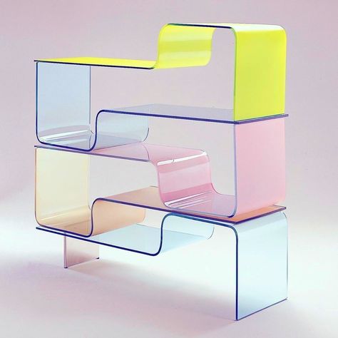 Plexiglass Shelf, Danish Pastel Interior Design, Danish Pastel Interior, Tattoo Studio Interior, Pastel Interior Design, Apartment 2023, Floating Glass Shelves, Pastel Interior, Acrylic Shelf