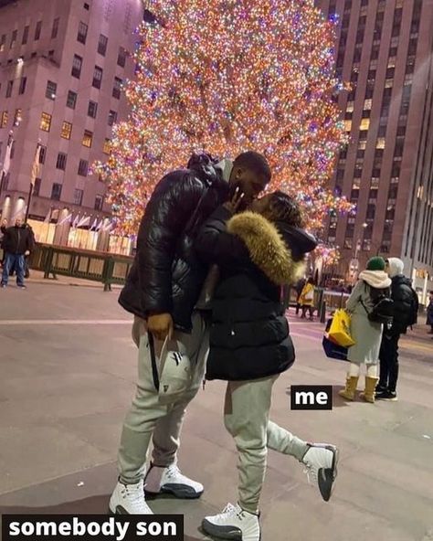 Christmas Couple Pictures Black People, Christmas Black Couple, Black Couples Christmas, Creative Christmas Tree Ideas, Diy Christmas Trees, Christmas Couple Photos, Christmas Couple Pictures, Black Couple, Black Love Couples