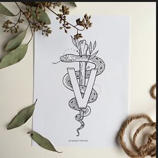 Veterinary Caduceus Tech Tattoo Design, Veterinary Medicine Tattoo, Veterinarian Tattoo, Vet Tech Tattoo, Veterinary Medicine Symbol, Veterinary Symbol, Caduceus Tattoo, Tech Tattoo, Vet Medicine