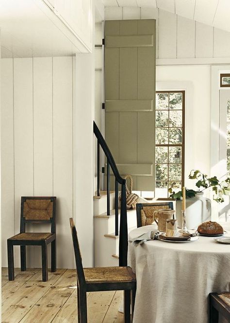 6 Serene Green Paints That Aren’t Called Green Nantucket Gray, Ralph Lauren Paint, Fresh Farmhouse, Casual Dining Rooms, Ivy House, Green Paint Colors, Paint Colours, Green Paint, French Country Decorating