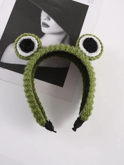 Hair Accessories | Hair Clips, Barrettes | SHEIN USA Frog Hair Clip, Barrette Hat, Windswept Hair, Cartoon Frog, Frog Design, Fun Crochet, Fun Crochet Projects, Crochet Accessories, Accessories Hair