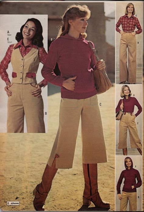 Kathy Loghry Blogspot: Random Weirdness: 70s Gauchos - Part 1 1970s Pants Women, 1970s Style Cotton Jeans, 1970s Fitted Jeans, 1970s Fitted Full-length Pants, 1970s Full-length Denim Jeans, 70s Women Fashion, Decades Fashion, Gaucho Pants, Moda Hippie