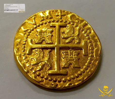 Peru 8 Escudos | Peru | Pirate Gold Coins - Pirate Gold Coins Pirate Gold Coins, Treasure Pirate, Rare Gold Coins, Historical Coins, Treasure Gold, Pirates Gold, Pirate Coins, Coins Collection, Tiny Cross Necklace