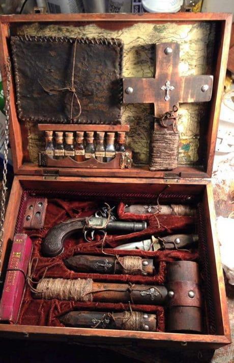 19th Century Vampire, Vampire Hunting Kit, Indrid Cold, Creepy Photos, Vampire Hunter, Vampire Slayer, Monster Hunter, Rare Photos, Wine Rack