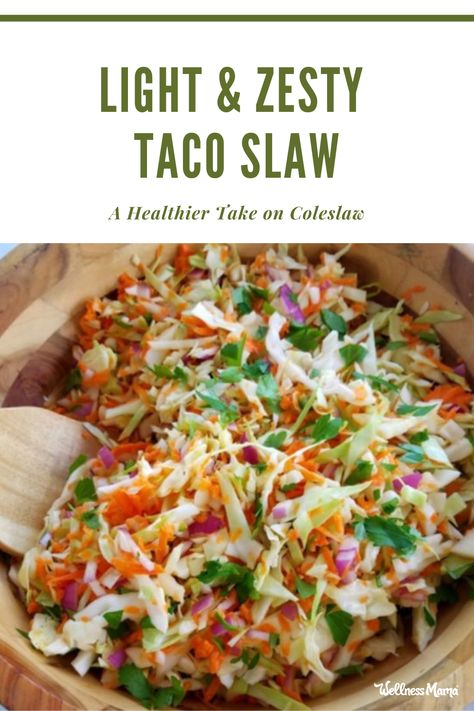 Street Taco Slaw Recipe, What To Make With Tacos Sides, Coleslaw For Tacos, Asain Slaw, Taco Slaw Recipe, Slaw For Tacos, Taco Slaw, Bacon Slaw, Tacos With Slaw