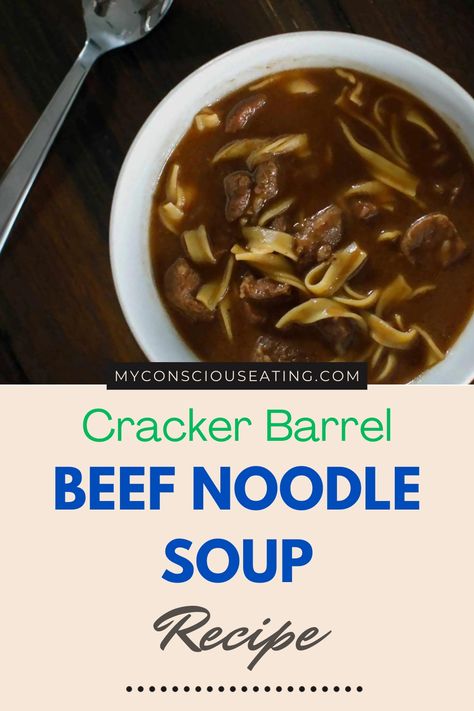 Beef noodle soup on a dinner plate Beef Noodle Soup Recipes, Beef And Noodle Soup, Noodle Soup Recipe, Beef Noodle Soup, Soup Broth, Best Soup Recipes, Cold Soup, Crockpot Beef, Noodle Soup Recipes