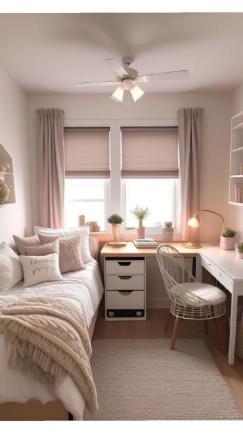 Small Room Makeover, Bedroom Ideas For Small Rooms Cozy, Room Redesign, Small Room Design, Redecorate Bedroom, Cozy Room Decor, Teen Bedroom Decor, Room Design Bedroom, Room Makeover Bedroom