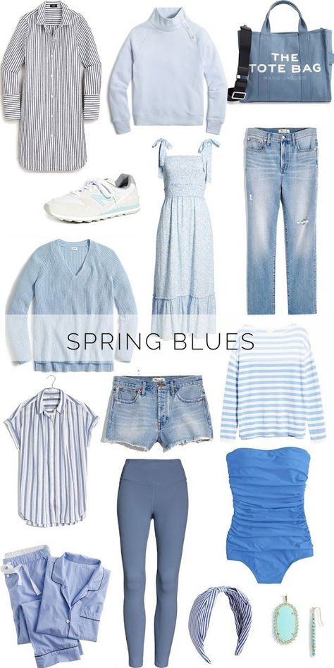 jillgg's good life (for less) | a west michigan style blog: spring blues! Western Michigan, Capsule Wardrobe Essentials, Capsule Outfits, West Michigan, The Good Life, Spring Outfits Women, Blue Outfit, Wardrobe Style, Good Life