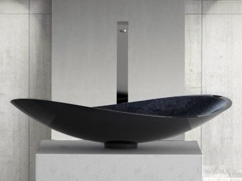 Countertop single washbasin INFINITY STARLIGHT - Glass Design Pedestal Bathroom Sink, Wall Mounted Bathroom Sinks, Modern Bathroom Sink, Bath Sinks, Sink Ideas, Steam Showers Bathroom, Vessel Bathroom Sink, Modern Bathrooms, Sink Design