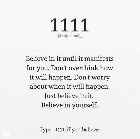 Believe in it until it manifests for you 11:55 Angel Number Meaning, Angel Numbers 1111, 1111 Quotes, 1111 Angel Number, Healing Mantras, Rich And Famous, Angel Number Meanings, Wealth And Prosperity, Self Healing Quotes