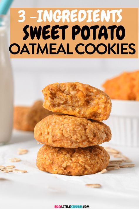 Sweet Potato Baking Recipes Healthy, Sweet Potato Oatmeal Bread, Low Carb Sweet Potato Muffins, Clean Eating Baking Recipes, Healthy Sweet Potato Cookie Recipes, Sweet Potato Flour Recipes Baking, Sweet Potato Cookies Vegan, Sweet Potato Peanut Butter Cookies, Sweet Potato Breakfast Muffins