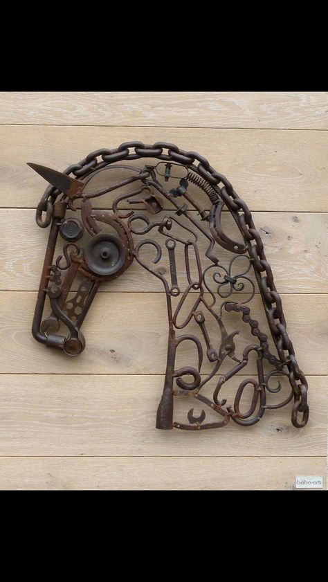 Scrap Metal Horse Sculpture, Western Metal Art, Metal Horse Sculptures, Junk Metal Art, Metal Cow, Cutlery Art, Metal Sculptures Garden, Recycled Metal Art, Metal Horse