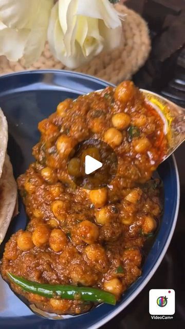 the food on Instagram: "Chole masala Puri recipe 😋😋😋 . . #relax #recipeoftheday #recipes #reelsinstagram #reciepe #reels #reelitfeelit #reelandia #trending #trendingnow #trendingcongs #trendingreels #viralreels #viralcookingvideos #viralreel #explorepage #expolremore #cookingwithlove #cookingvideos #cokkingfood #cookingtips #cooking" Best Chole Recipe, Chhole Recipe, Masala Puri Recipe, Chole Masala Recipe, Chole Recipe, Masala Puri, Chole Masala, Puri Recipe, Hebbar's Kitchen