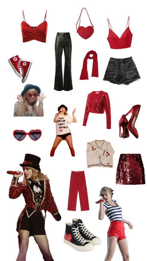 Taylor Swift Halloween Costume, Taylor Swift Costume, Taylor Outfits, Red Costume, Taylor Swift Tour Outfits, Swift Tour, Red Tour, Nye Outfits, Taylor Swift Red