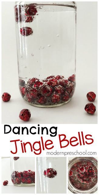 Dancing Jingle Bells #Christmas #kidscience #festivelearning #toddleractivities Experiments For Preschoolers, Modern Preschool, Christmas Science Activities, Christmas Science Experiments, Science Experiment For Kids, Winter Science, Experiment For Kids, Christmas Units, Christmas Science