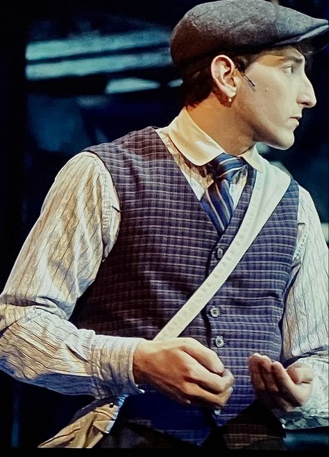 Davey Newsies, Davey Jacobs, Newsies Live, Ben Fankhauser, Paper Boy, Newsies, Musical Theatre, Character Design, It Cast