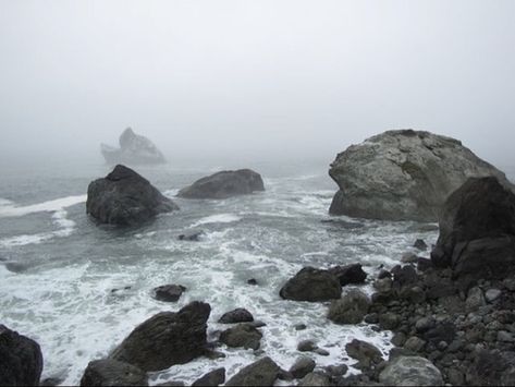 Moody, dark, melancholic, calm Foggy Day, The Ocean, Tumblr Blog, Tumblr, Water