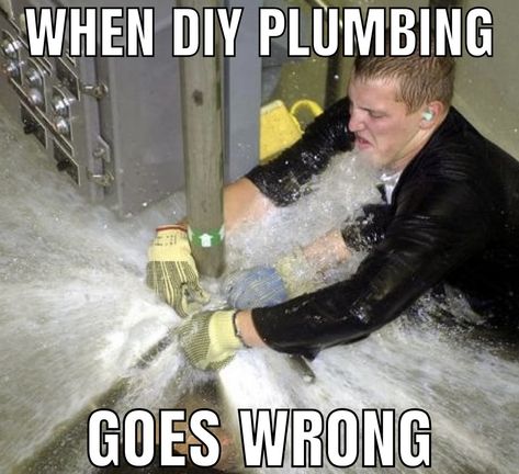 Avoid this situation by calling a professional! You can reach us at 813-477-1870. #llonaplumbing #plumbingfails Plumbing, For Free, Humor, Memes, Funny, Humour